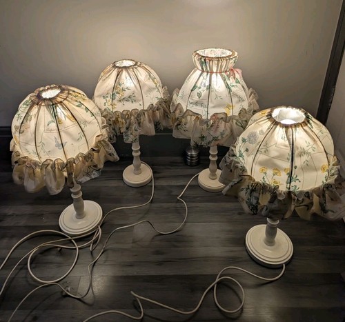 Vintage table lamps set - vintage,