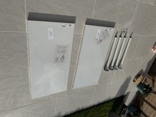 IKEA Desk Table Set – LAGKAPTEN (120x60 cm) with 4 Legs + Screws – White