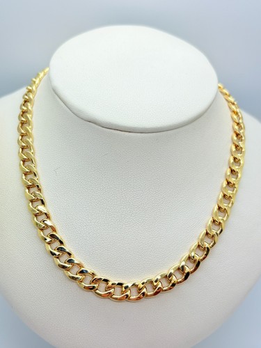 9ct yellow gold hollow - yellow, curb