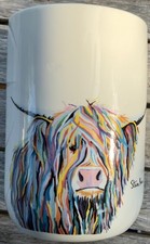 NEW CROYDEX STEVEN BROWN ANGUS MCCOO CHINA BATHROOM TUMBLER