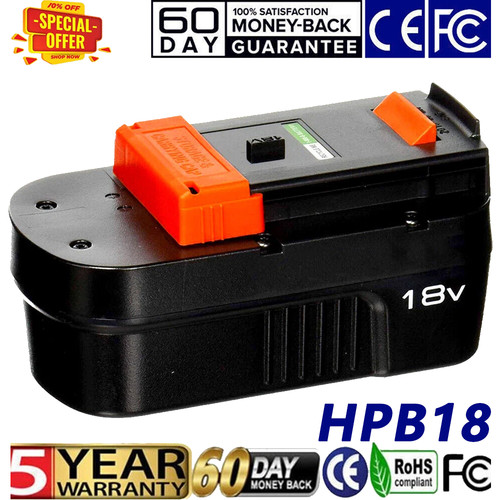 4800mah battery 18v for - 18v, black