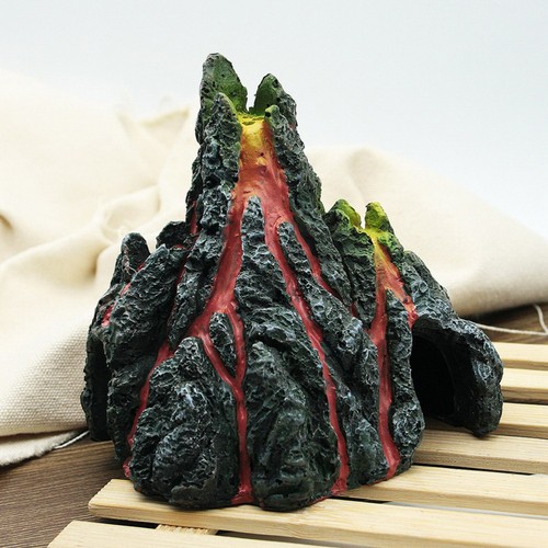 Aquarium decoration volcano - aquarium,
