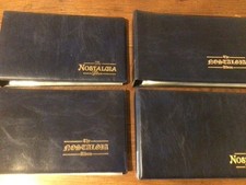 CIGARETTE CARDS – 4 BLUE NOSTALGIA BINDERS AND 100 SLEEVES