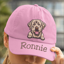 Choose from 100 Breeds  Illustration Custom Canine Dog Personalised Baseball Cap