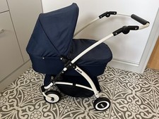 BRIO Spin Luxury Toy Pram, Navy Blue & White, Adjustable Handle (Age 3+)