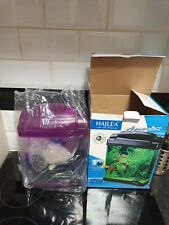 Hailea 6.6L Mini Small Desktop Aquarium Lamp Light Glass Fish Tank Pump Filter