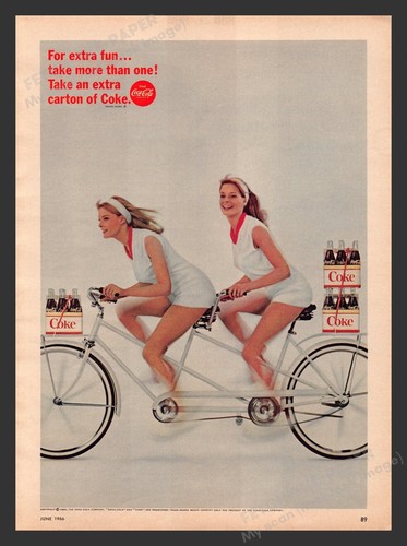 Coca cola twins tandem - tandem, bicycle