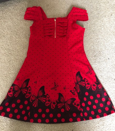Beautiful red dress - red,