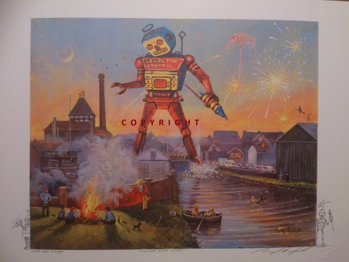 Lewes fire control robot - "lewes,