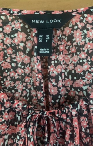 Black pink ladies top long - pink,