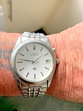 Seiko Kinetic Mens Vintage Watch 5M22-7A80 (new rechargeable capacitor fitted)