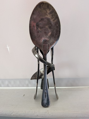 Fork art antique - fork, plate