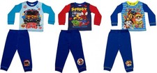 Boys Character Pyjamas Bundle of 3 Sets Spiderman Fireman Paw Patrol 18-24 Mths
