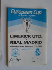 Limerick v Real Madrid 1980/81