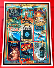 1975 Surf Film Festival/Sprout T.Campbell Movie Poster Art PICTURE/PRINT 12"x 9"