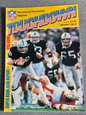 AMERICAN FOOTBALL MAGAZINE ** TOUCHDOWN ** VOL 1 NO 8 ** NFL UK 1984