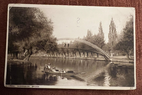Antique postcard bedford - antique,