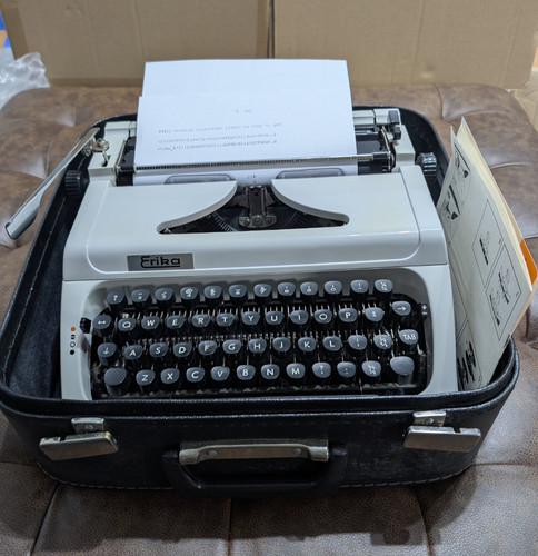 Vintage erika 155 manual - erika,