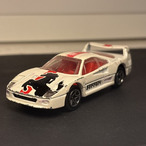 Rare white matchbox ferrari - white,