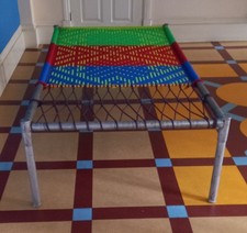 METAL FRAME BED/KHAT MANJI/CHARPAI WITH DETACHABLE LEGS