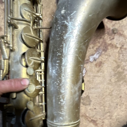 Vintage brass saxophone - brass,