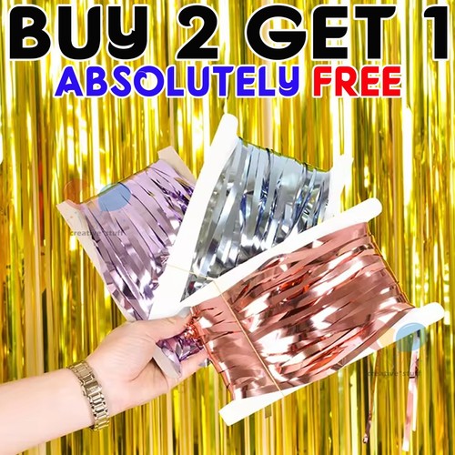 Foil fringe tinsel - fringe,