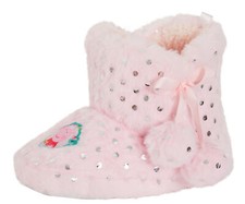 Girls Peppa Pig Slipper Boots