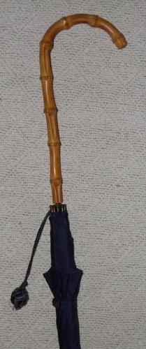 Vintage navy ladies umbrella - vintage,