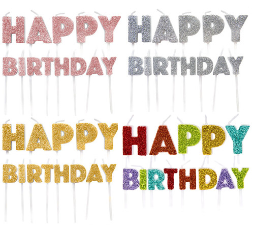 Happy birthday cake candle - happy,
