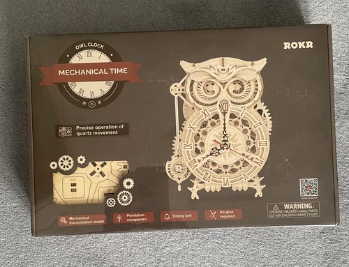 Rokr owl clock self build - owl,