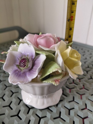 Vintage bone china flower - vintage,