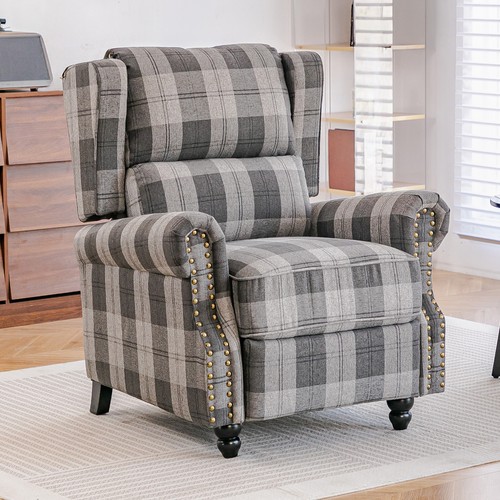 Recliner chair armchair grey - chair,