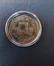CHEAPEST ON EBAY: 2014 Jersey 50p Coin - Grosnez Castle Fifty Pence - FREE P&P