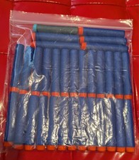 Nerf Darts Refill Foam Bullets 7 cm fits most Nerf series toy play guns Blue 32