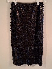 Nine West Black Sequin Pencil