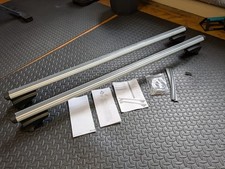 M-Way Lockable Aluminium 120cm Car Roof Rack Cross Bars for Flush Roof Rail