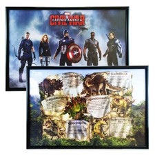 Black silver maxi quad poster