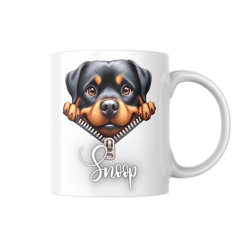 Personalised zip rottweiler - zip,