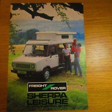 FREIGHT ROVER SHERPA LEISURE Auto-Sleeper Camper Van Motor Home Brochure 1980s