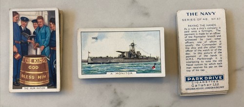 1937 the navy cigarette cards - 1937,