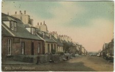 MAIN STREET, DRUMMORE - Wigtownshire Postcard Walter Benton