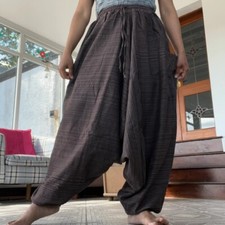 Brown Thai Harem Sarouel Pants