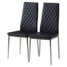 Metal Frame Dining Chair Set