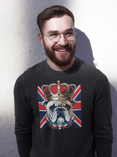 british bulldog reform uk england horror birthday retro jumper sweatshirt gift