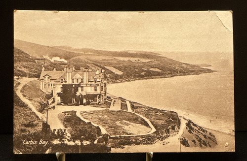 Carbis bay antique postcard - carbis, ,antique