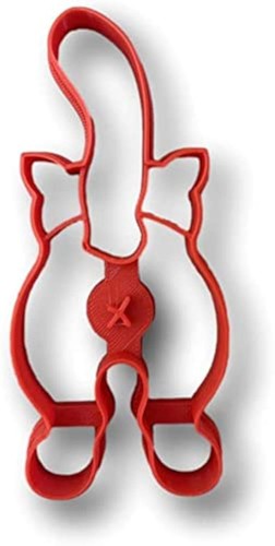 Cat butt cookie cutter - cookie, (5.0