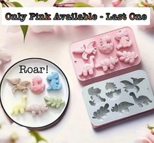 *Cute Dinosaur Silicone Tray Mould*Ice Cubes*Cakes*Chocolates*Soaps*Jellies*?