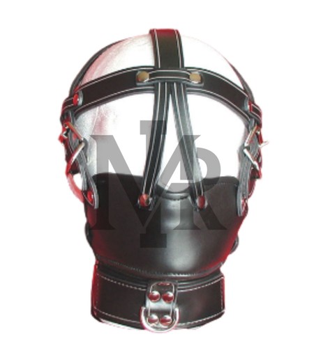Genuine leather open face - leather,