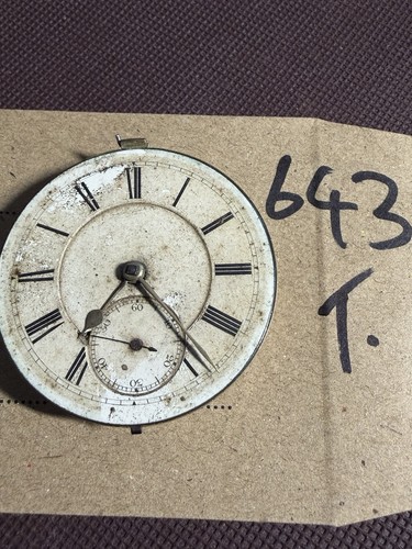 Antique pocket watch movement - watch,