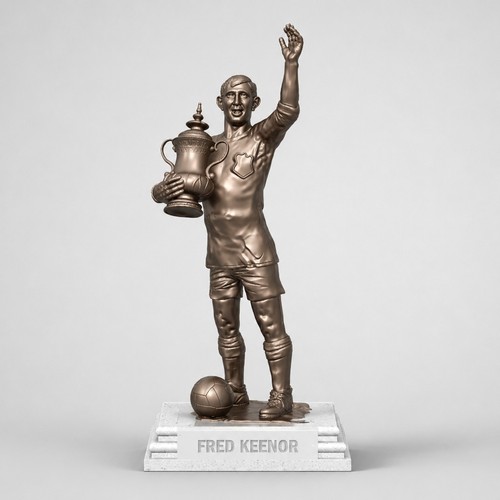Fred keenor statue cardiff - fred,